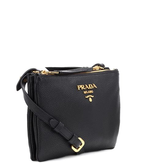 prada small leather crossbody bag-black sunny yellow|real real Prada crossbody.